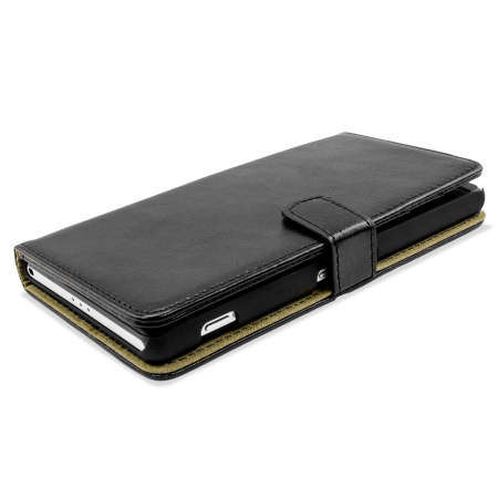 **Sony Experia Z2 Leather Like Book Case Cover With Magnet Clasp**Purple, Black, Blue**