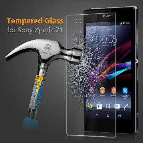 ***Sony Experia Z1 Tempered Glass Screen Protection***Ultra Thin & Transparent***