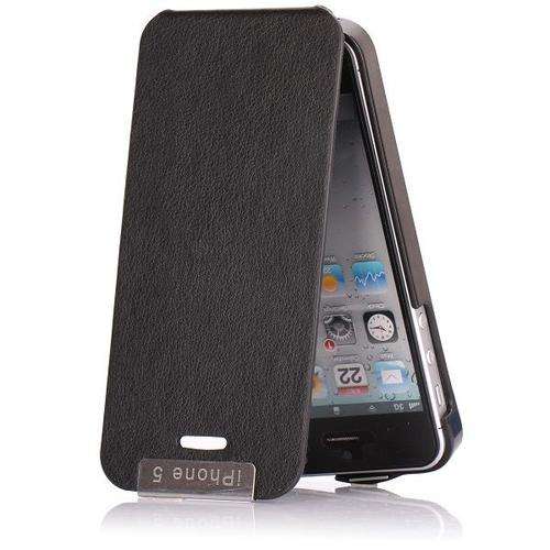 ***iPhone 5G/S Flip Cover With Magnetic Clasp***Ultra Slim Case***Black ONLY***BRAND NEW***