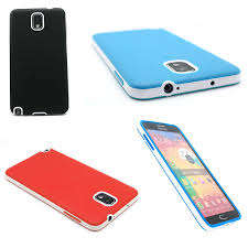 **Samsung Galaxy Note 4 TPU Soft Skin Back Cover With White Trim**3 Colours**Ultra Slim Cover**