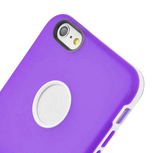 **iPhone 6 4.7" TPU Soft Skin Back Covers With White Trim**Black, Blue ONLY**Ultra Slim Cover**