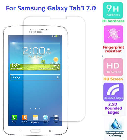 ***Samsung Galaxy Tab 3 (7") Tempered Glass Screen Protection***Ultra Thin & Transparent***