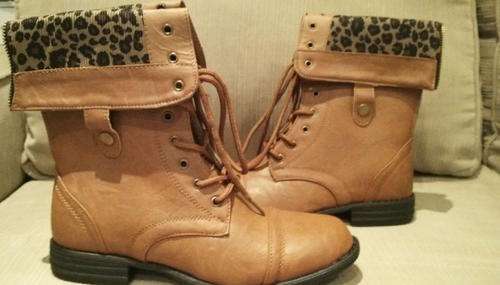 *Beautiful Ladies Short/Long TAN Leather Like Boots*Size 4, 5, 6, 7, 8, 9, 10*STUNNING*BRAND NEW*
