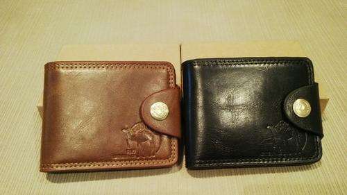 **NEW DESIGN**Men's Leather/ PU Leather Dakota Red Fino Wallet**TAN, BLACK**Great Quality**2 Avail**