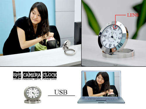 **MOTION DETECTION SPY CAMERA CLOCK**PERFECT NANNY, MAID, CO WORKER CAM***BRAND NEW***
