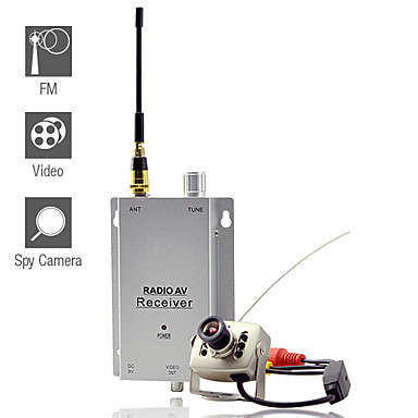 **Wireless Fisheye Micro Mini Camera Transmitter with Channel Receiver**Full Kit**BRAND NEW**