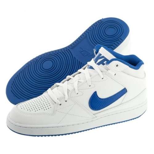 **ORIGINAL MENS NIKE PRIORITY MID CASUAL SNEAKER**SIZE 12**WHITE/BLUE**BRAND NEW**