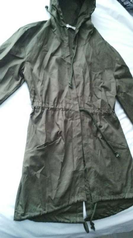 **Stylish Ladies Army Green Tie Up Jacket**Latest Fashion Trend**Super Thin & Light**S**BRAND NEW**