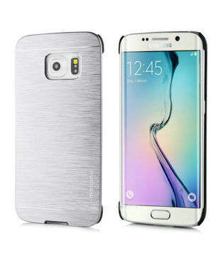 **Samsung Galaxy S6 EDGE Motomo Ino Brushed Metal Case**Ultra Slim**SILVER ONLY**BRAND NEW**