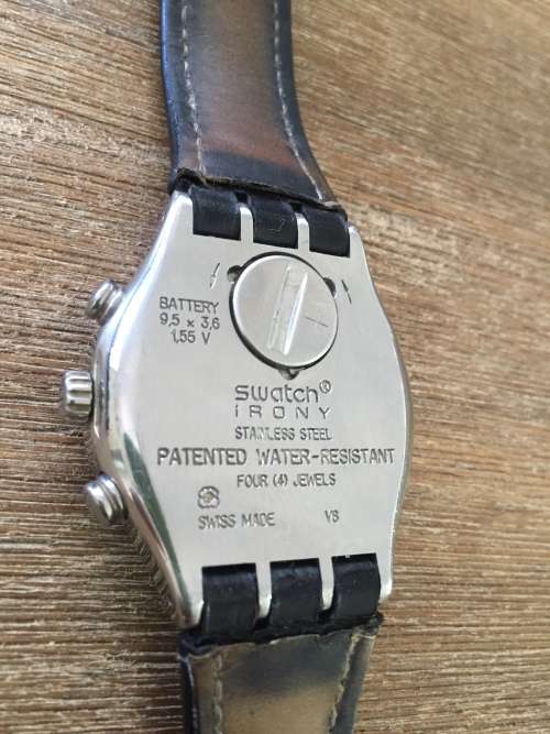 Swatch Irony - Original Swatch Leather Strap - Good Condition - Please Read the description
