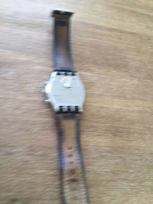 Swatch Irony - Original Swatch Leather Strap - Good Condition - Please Read the description