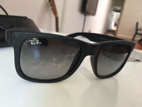 RayBan Justin - ORIGINAL  - Bubbled Lens - Please Read Description - FREE PAXI SHIPPING