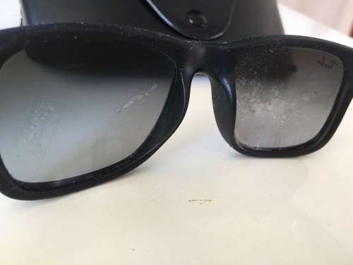 RayBan Justin - ORIGINAL  - Bubbled Lens - Please Read Description - FREE PAXI SHIPPING