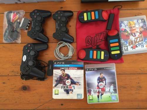 Great Condition PS3 up for sale, 320GB, 2 X ORIGINAL CONTROLLERS, 3 GAMES - PLS READ DESCRIPTION