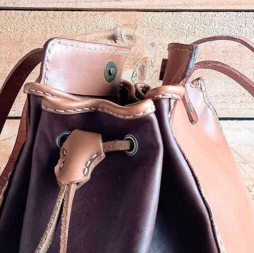 GENUINE LEATHER BAG - HAMMOCK BAG