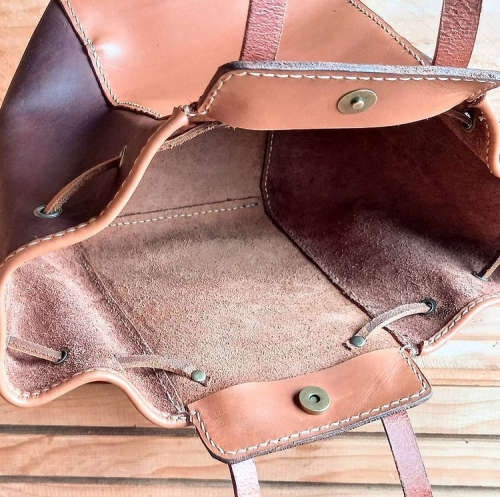 GENUINE LEATHER BAG - HAMMOCK BAG