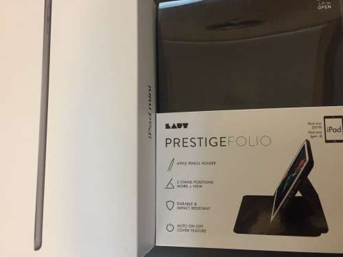 Ipad Mini 5 - 5th Generation - 64GB - WIFI - SPACE GRAY - Immaculate - Laut Folio Cover + Pencil