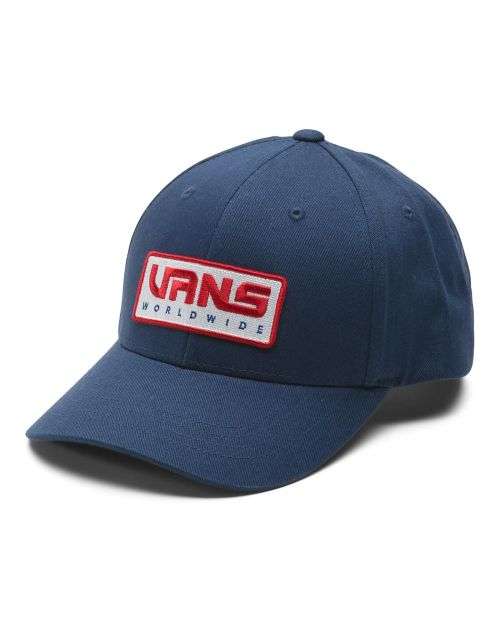 Original Men`s Van`s WORLDWIDE STRUCTURED JOCKEY HAT - NAVY - Brand New - No Tags