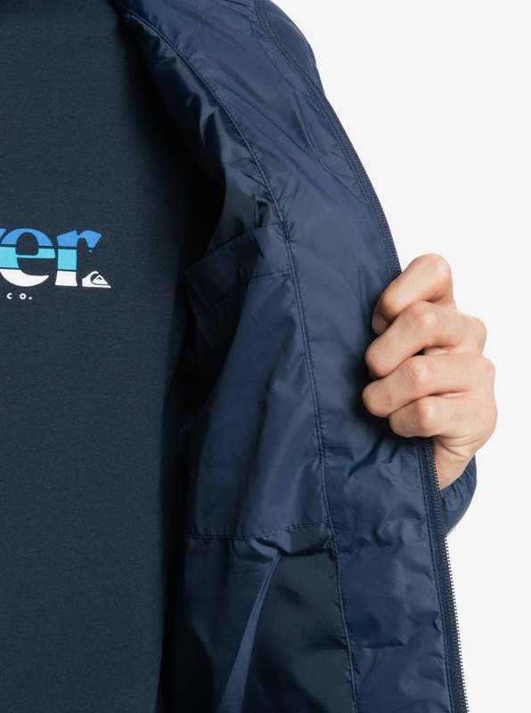 Quiksilver Men`s Scaly Puff Jacket - Navy - Medium
