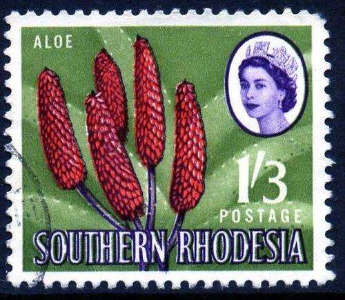 SOUTHERN RHODESIA DEFINITIVE 1964..1s3d USED WITH VARIETY-COLOUR SHIFT BY NAME