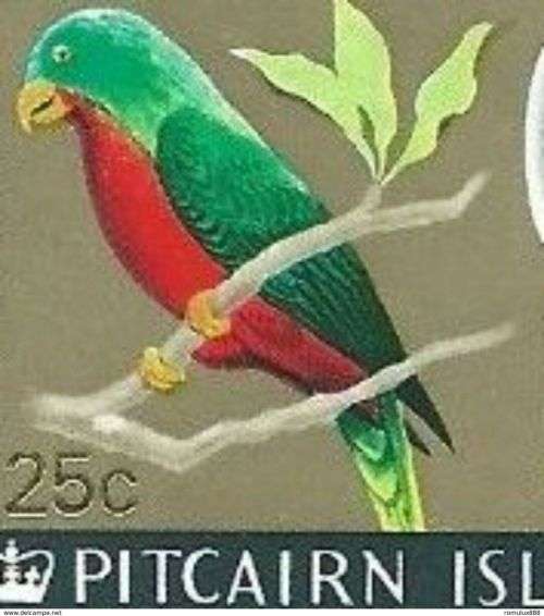 PITCAIRN ISLANDS 1967 MHN SET and VARIETY SG 78v3-( WHITE SPOT ON BRANCH)-SCARCE