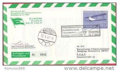 Austria 1963, Rocket Mail Signed Ing. Friedrich Schmiedl