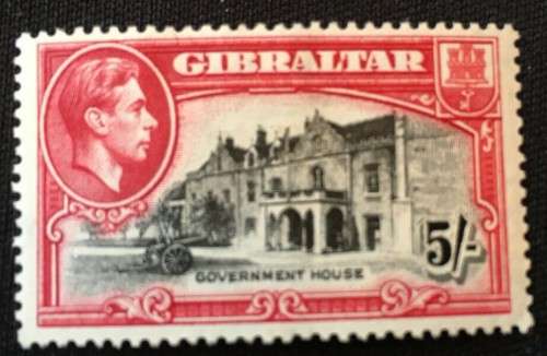 GIBRALTAR SG 21A ..5s MLH CAT VALUE -50gbp or $68
