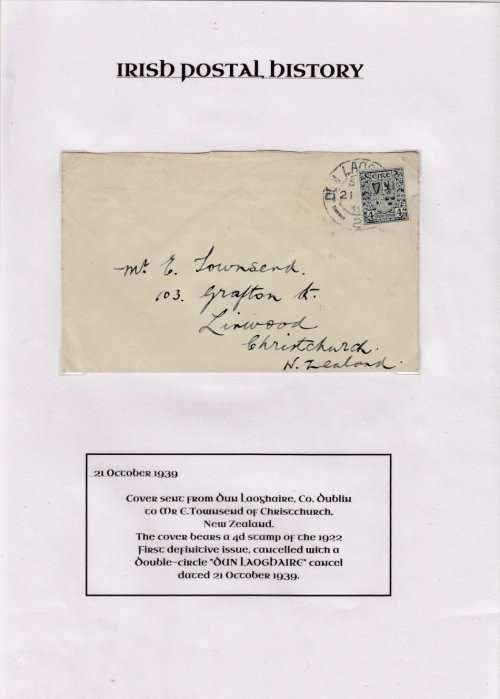 NORTHERN IRELAND- 1939 SCARCE POSTAL HISTORY