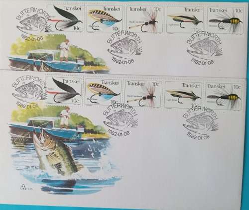 TRANSKEI VARIETY FDC SHIFT ON STAMPS TO HAT 1982