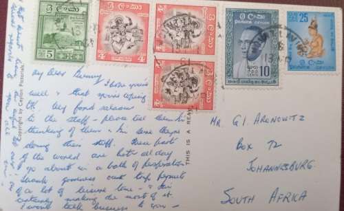 GB B/W POST CARD OF QUEENS HOTEL.KANDY CEYLON NOW ITS CALLED SRI LANKA