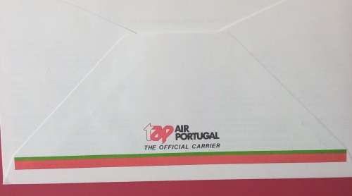 SWA BARTOLOMEU DIAS FDC FLOWN WITH AIR PORTUGAL 1987