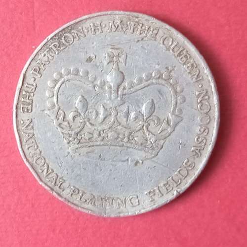 coronation medall 1954` The national playing fields asscon   patron HM the Queen `