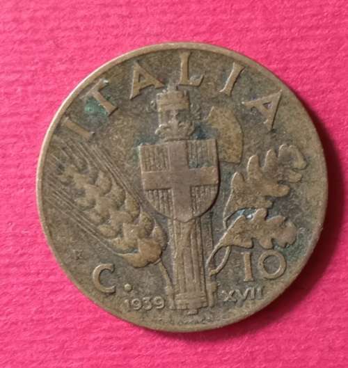 ITALY WW2 COIN 1939.(c)