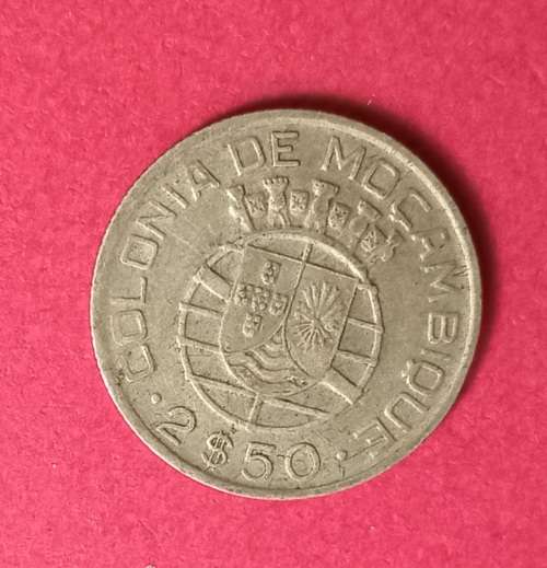 MOCAMBIQUE (COLONY) PORTUGAL 1938  $2,50 -..0.65% SILVER