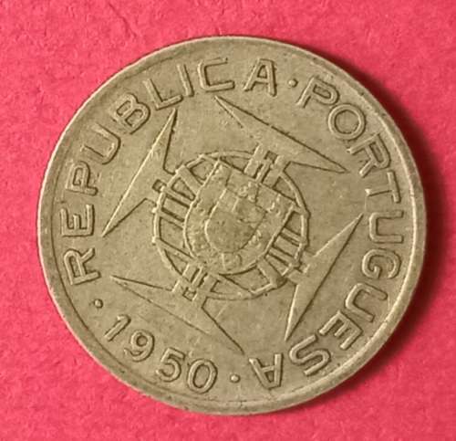 MOCAMBIQUE (COLONY) PORTUGAL 1938  $2,50 -..0.65% SILVER