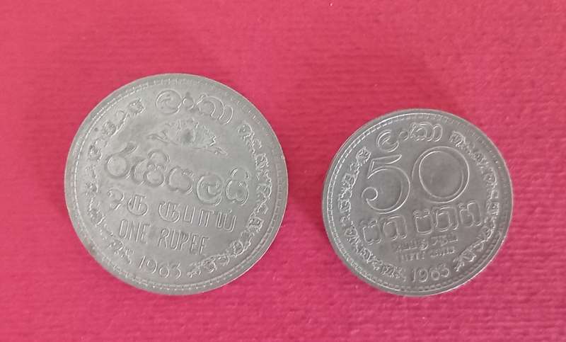 SRI LANKA X2 COINS