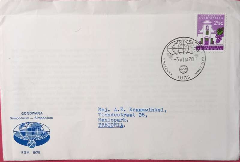RSA GONDWANA SYMPOSIUM 1970 COVER