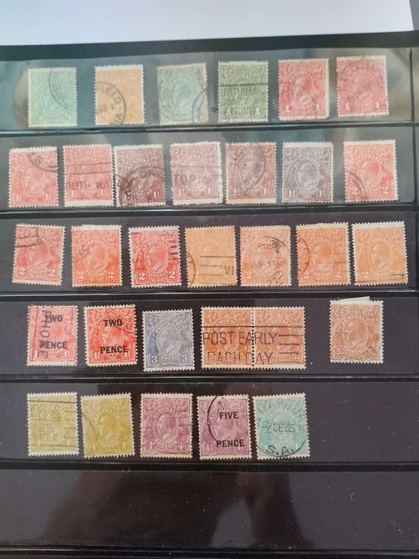 AUSTRALIA KINGS HEADS KGV USED X30