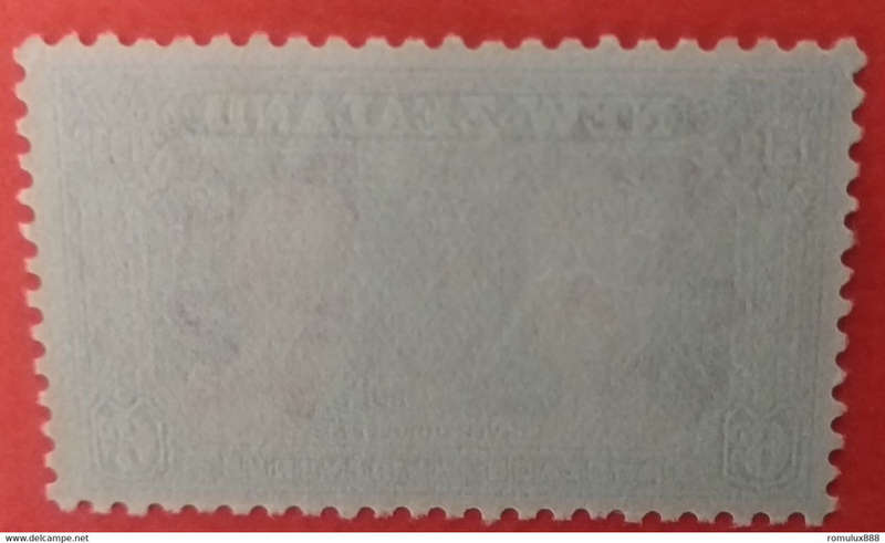 NEW ZEALAND 1935 SILVER JUBILEE 6d RED ORANGE MNH