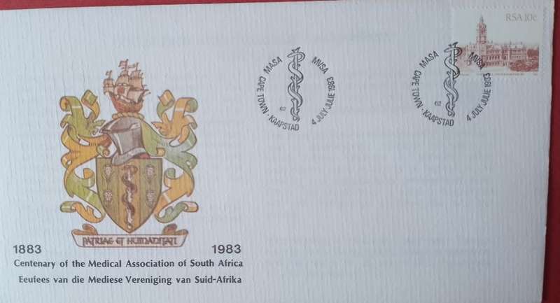 1983 RSA Centenary of the Medical Associated of South Africa Commemorative Cover