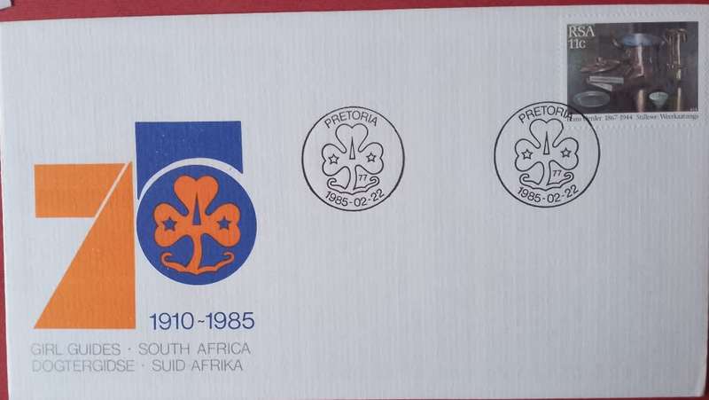 GIRL GUIDES SOUTH AFRICA 1910 - 1985 PRETORIA FDC