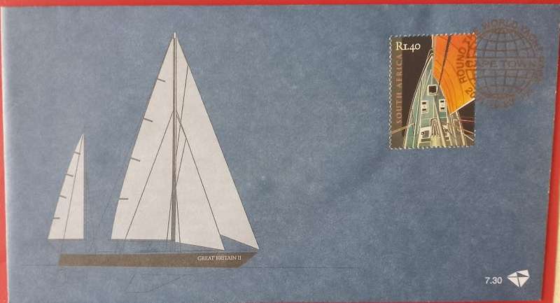 RSA 7.30 (2001) - Around the World Yacht Race FDC