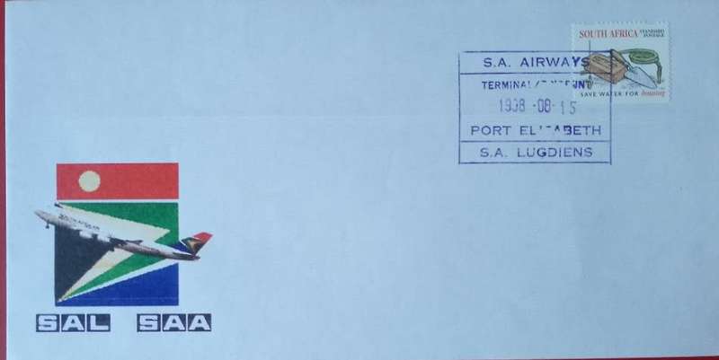 SAA AIRWAYS PORT ELIZABETH TERMINAL END POINT  1988