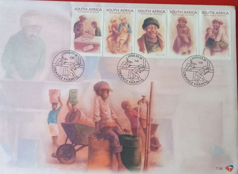 LARGE FDC LIFE IN INFORMAL SETTLEMENTS #7.56