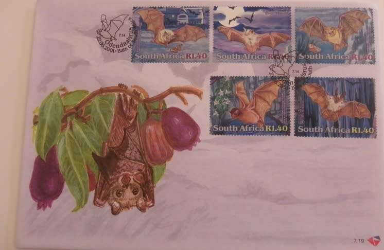 RSA 7.19 (2001) - Bats of SA Large FDC