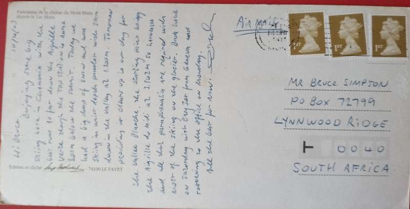 SWISS POSTCARD
