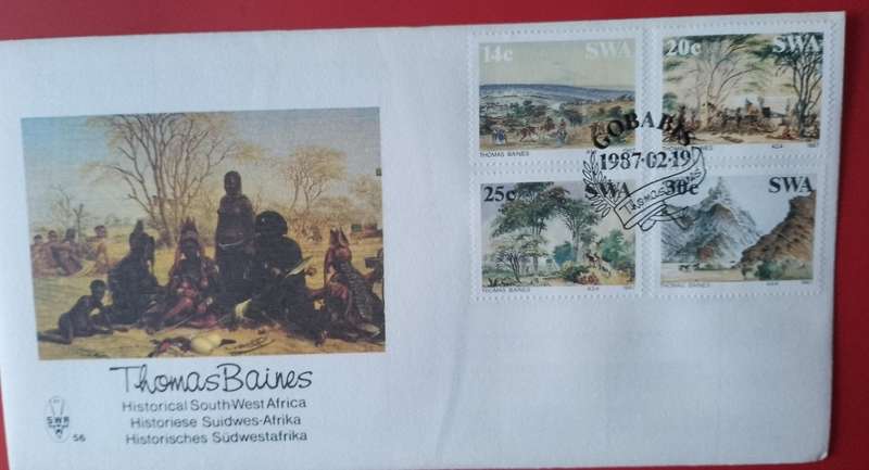 SWA THOMAS BAINES #56 FDC