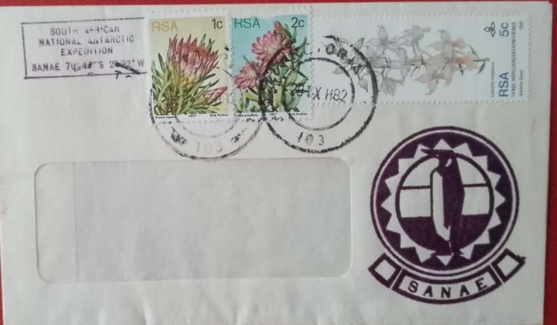 SOUTH AFRICAN NATIONAL ANTARTIC EXPEDITION SANAE COVER 1982