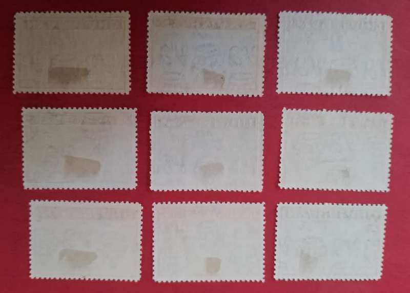 NYASALAND 1934 KGV MLH LEOPARD COMPLETE SET