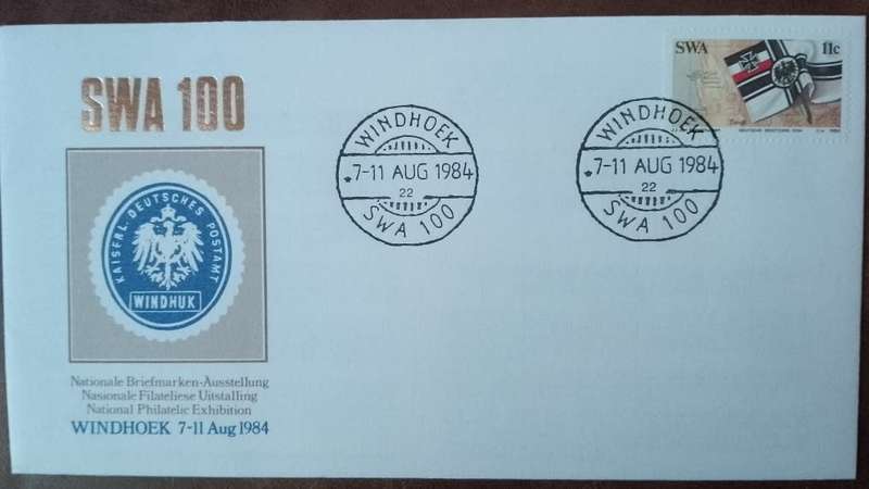 SWA 100 YEARS NATIONAL PHILATELIC EXHIBITION 1984
